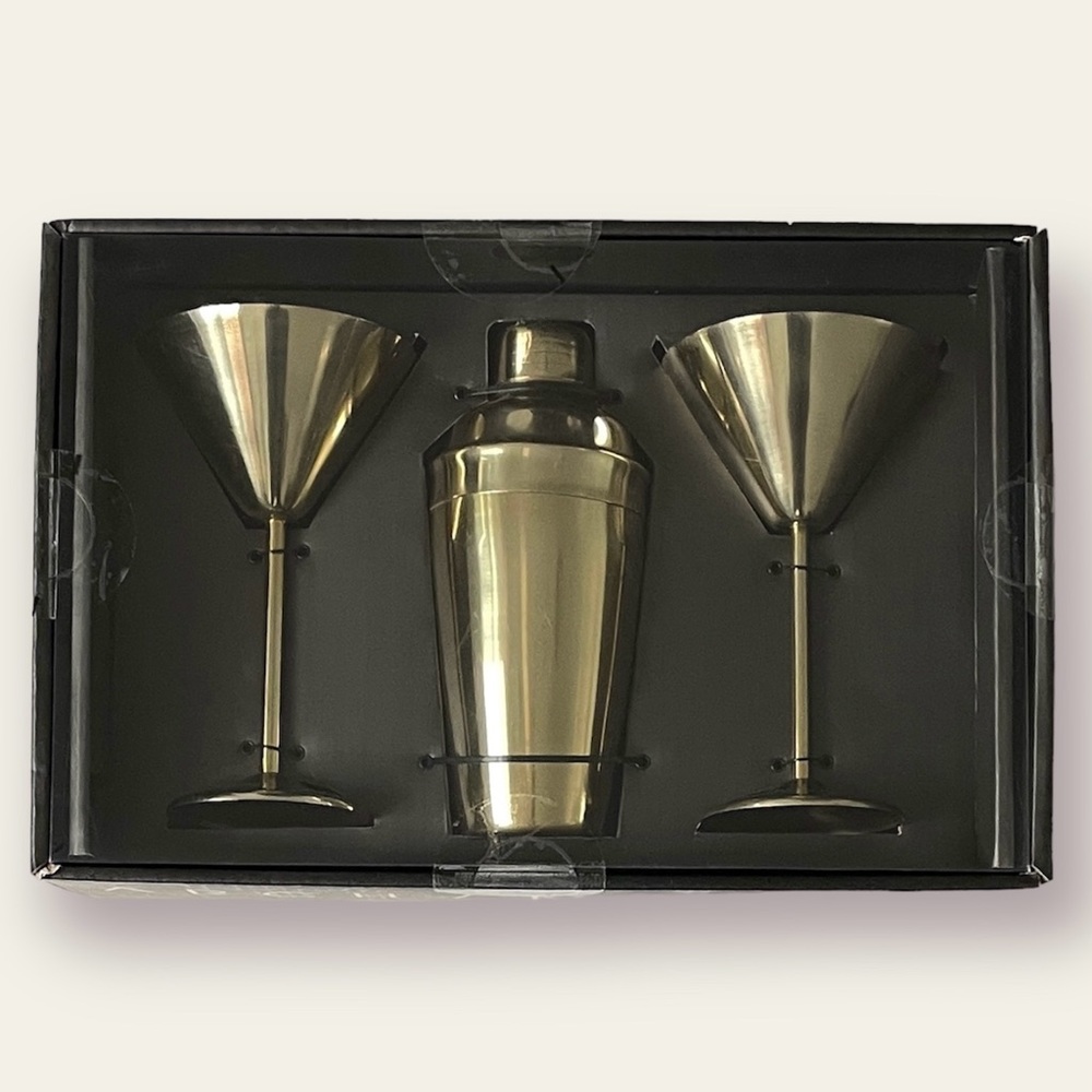 Three Piece Cocktail Shaker